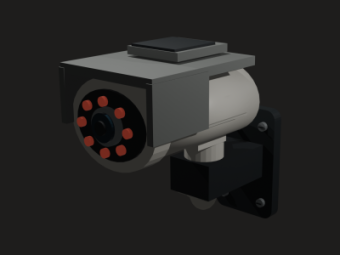 La caméra de surveillance